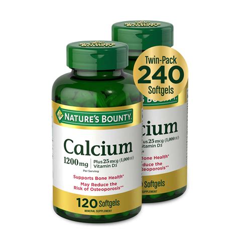 calcium vitamin d pills